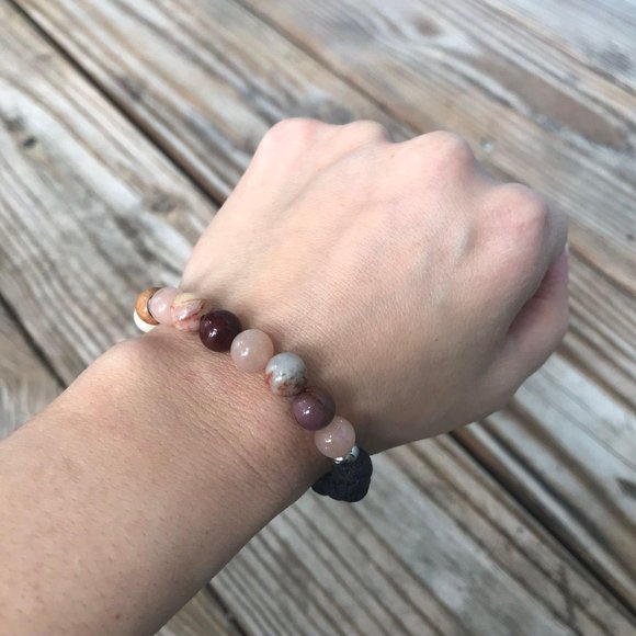 Solar Plexus Chakra Aromatherapy Bracelet - Picture 3 of 4